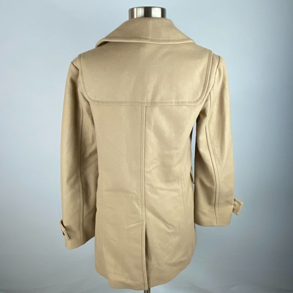 Gap Tan Wool Blend Toggle Button Down Coat Xs - image 6
